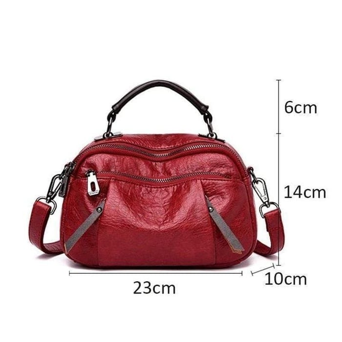 Penelope™ Estilo Exquisito | Bolsa Macia com Múltiplos Bolsos