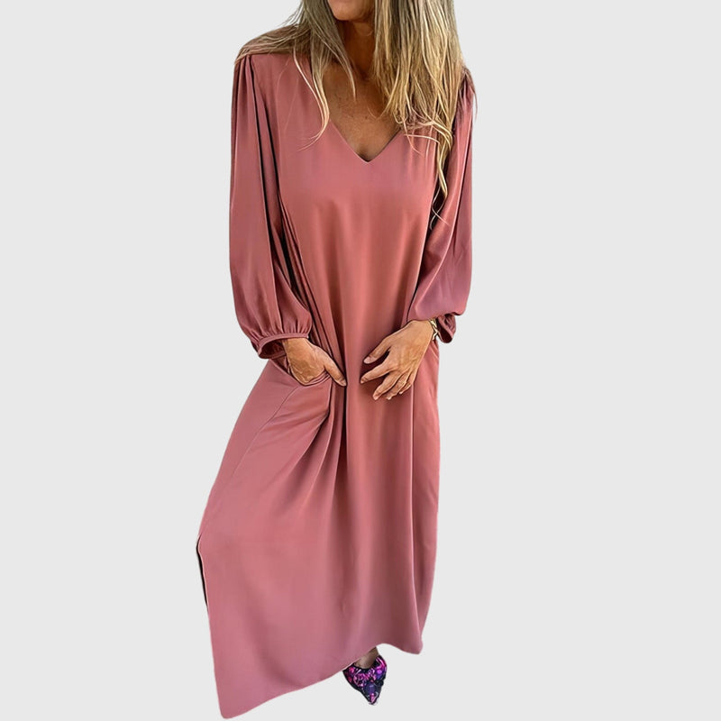 Carol™ - Vestido Longo Boho com Bolsos