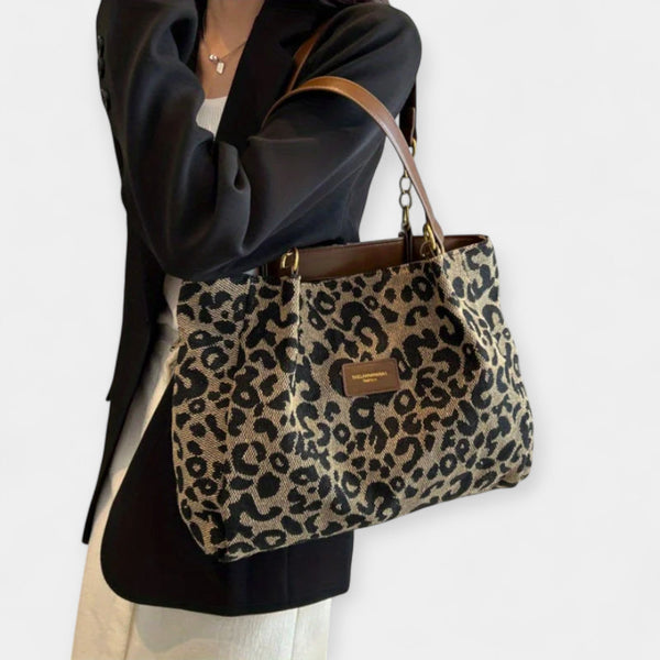 Bolsa de Ombro com Estampa Animal