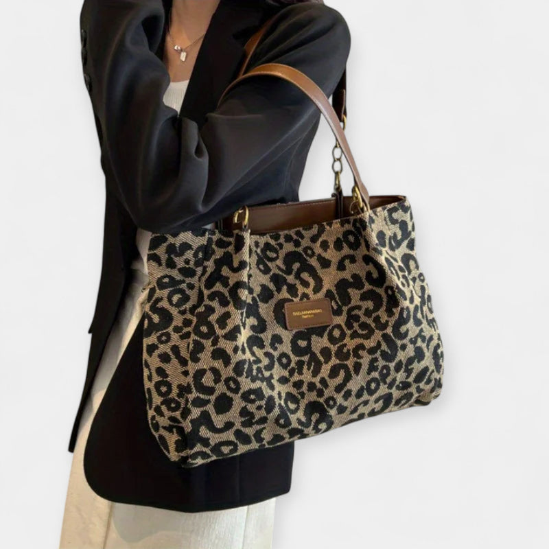 Bolsa de Ombro com Estampa Animal