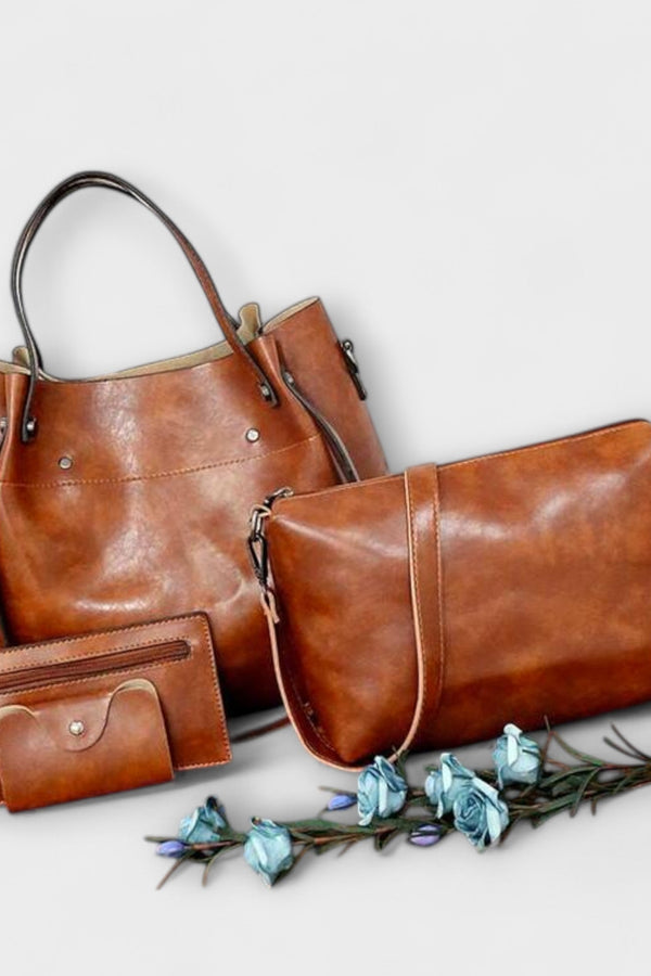 Olivia - Conjunto de 4 Peças de Bolsas Vintage