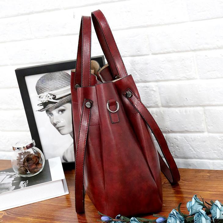 Riley™ - Conjunto Vintage Macio de 4 Peças de Bolsas