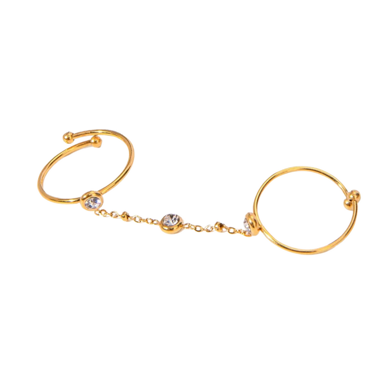 Anel de Corrente Gold Nova