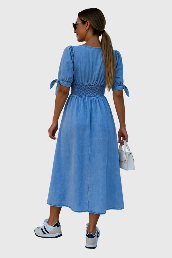 Jacqueline™ | Vestido Elegante de Jeans