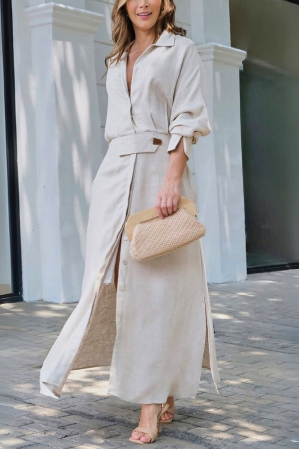 Freedom | Vestido Maxi Elegante com Decote em V