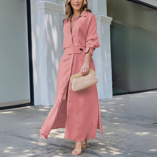 Freedom | Vestido Maxi Elegante com Decote em V