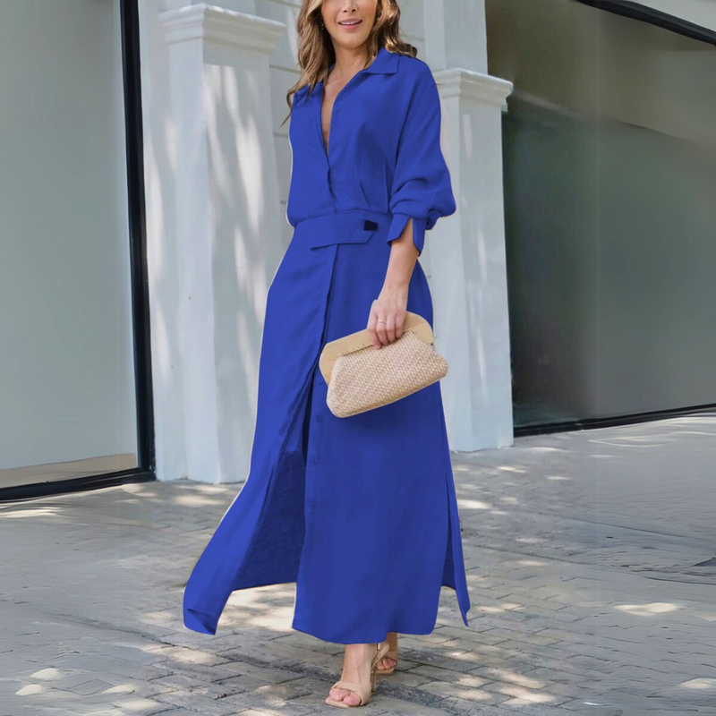 Freedom | Vestido Maxi Elegante com Decote em V
