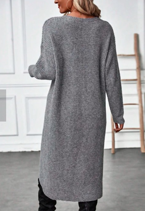 Olivia - Vestido Longo de Tricô