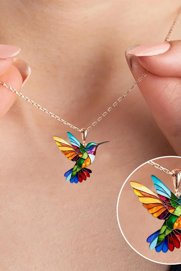 Aurea™ | Colar com design bonito de beija-flor