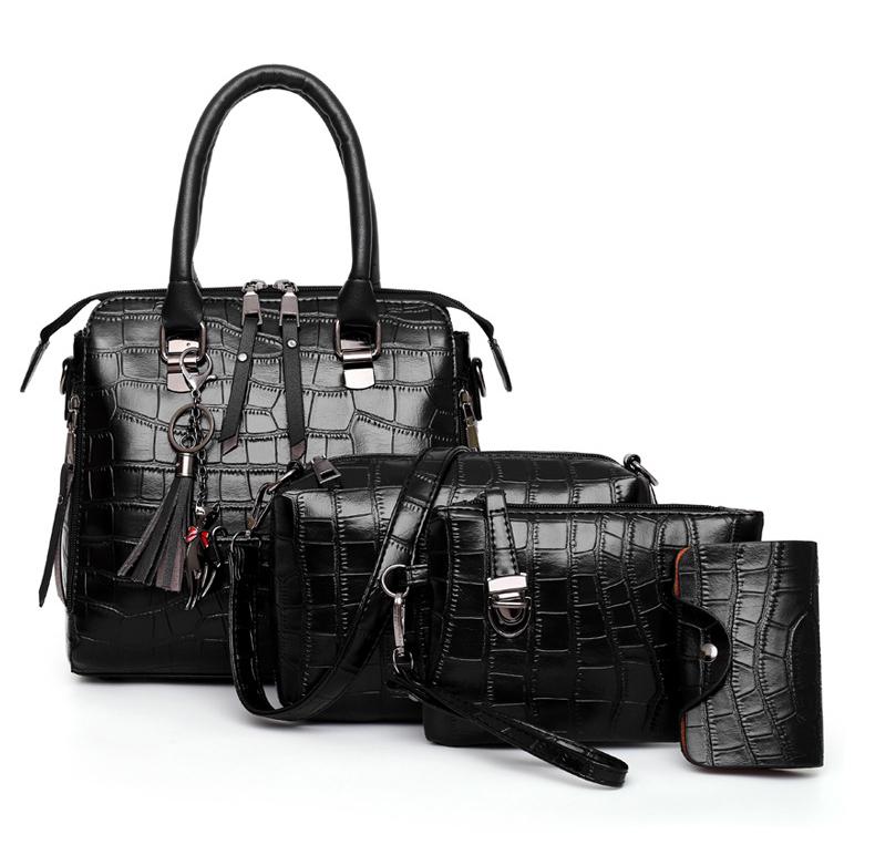 Olivia™ Elegância Clássica | Conjunto Moderno de 4 Peças para Bolsa