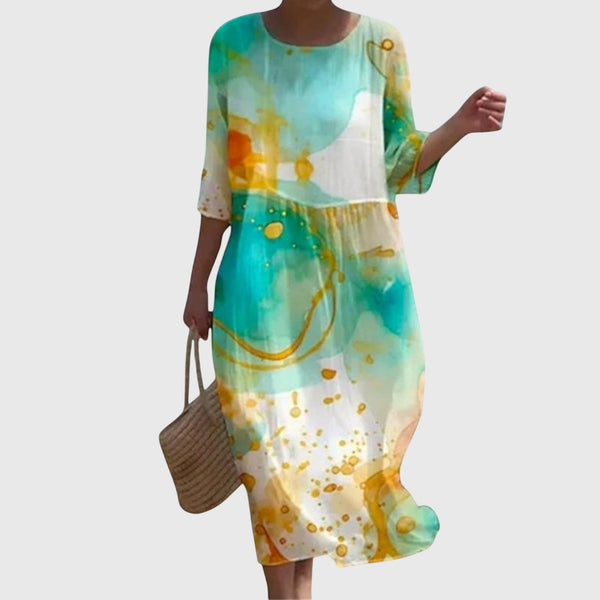 Hayley™ | Vestido Longo Floral Estiloso