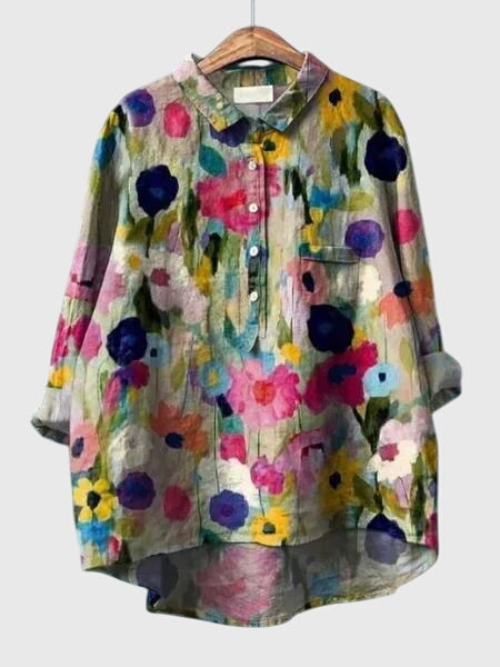 Valeria™ - Blusa com Estampa Floral
