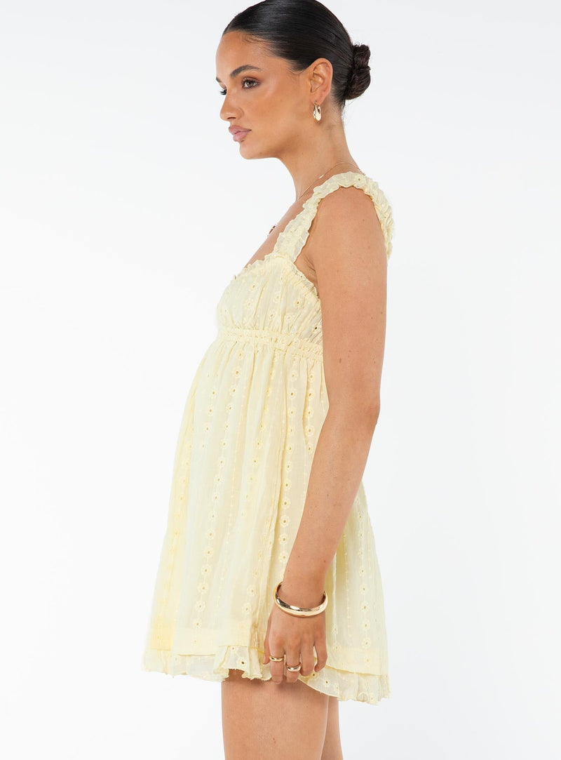 Vestido Mini Carlita Amarelo