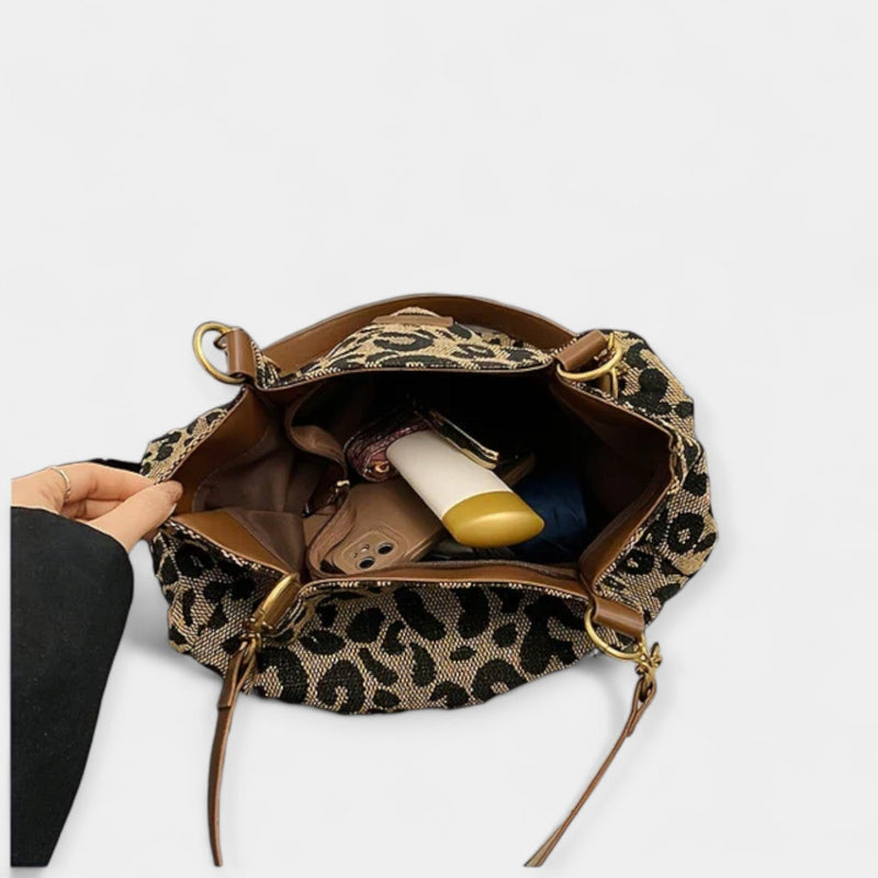 Bolsa de Ombro com Estampa Animal