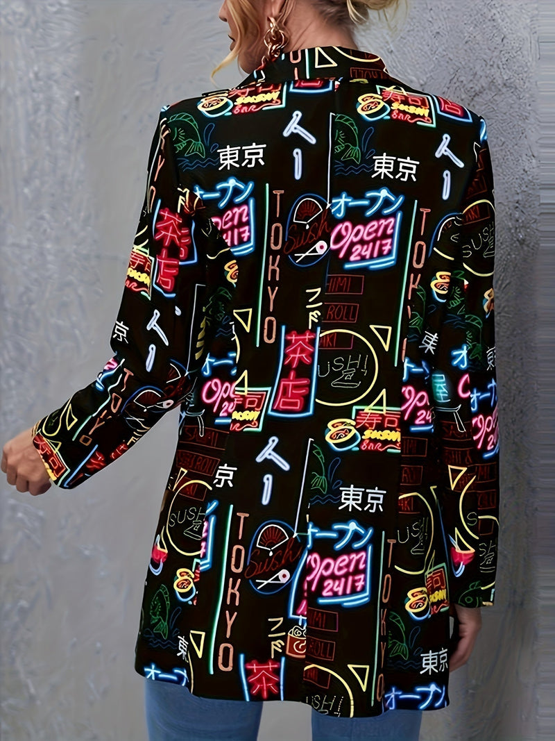 Avery™ - Blazer Grafite Moderno