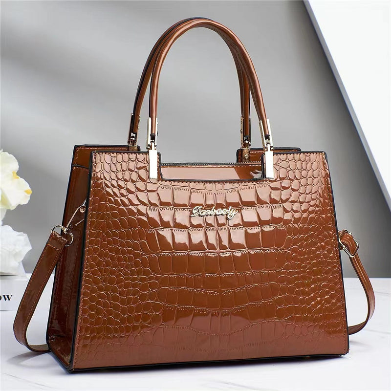 Brooklyn™ Shine | Bolsa de Luxo com Relevo Croc
