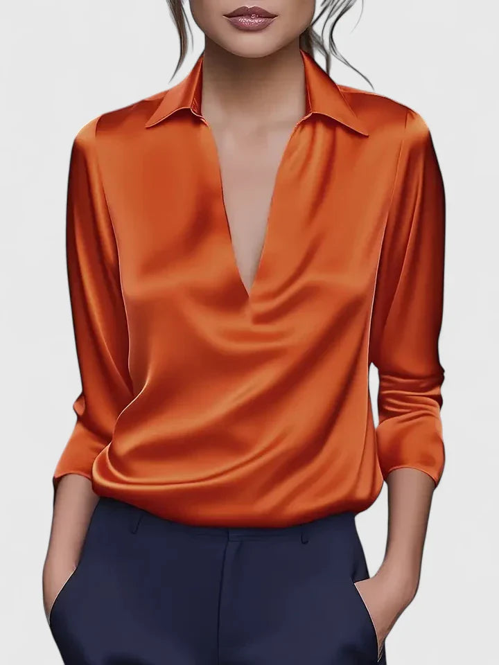 Calvina | Blusa Sofisticada