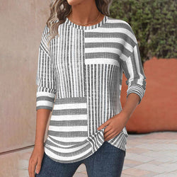 Miki | Blusa Confortável Listrada
