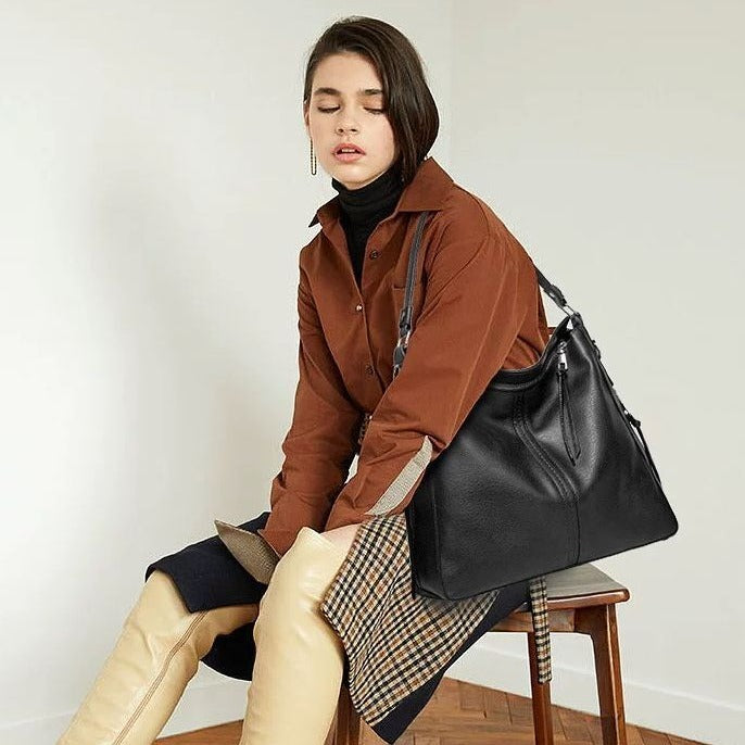 Bolsa de Ombro Brooklyn™ Elegance | Grande Capacidade