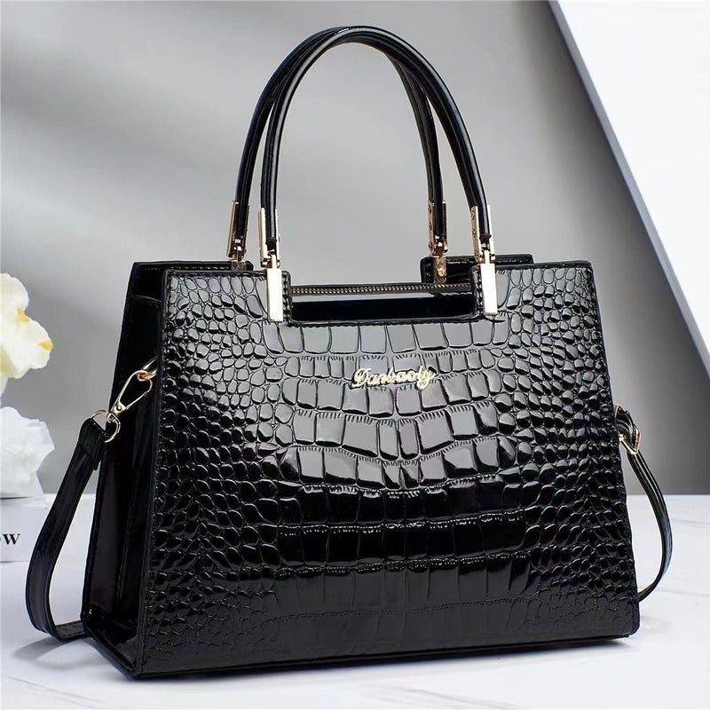 Brooklyn™ Shine | Bolsa de Luxo com Relevo Croc