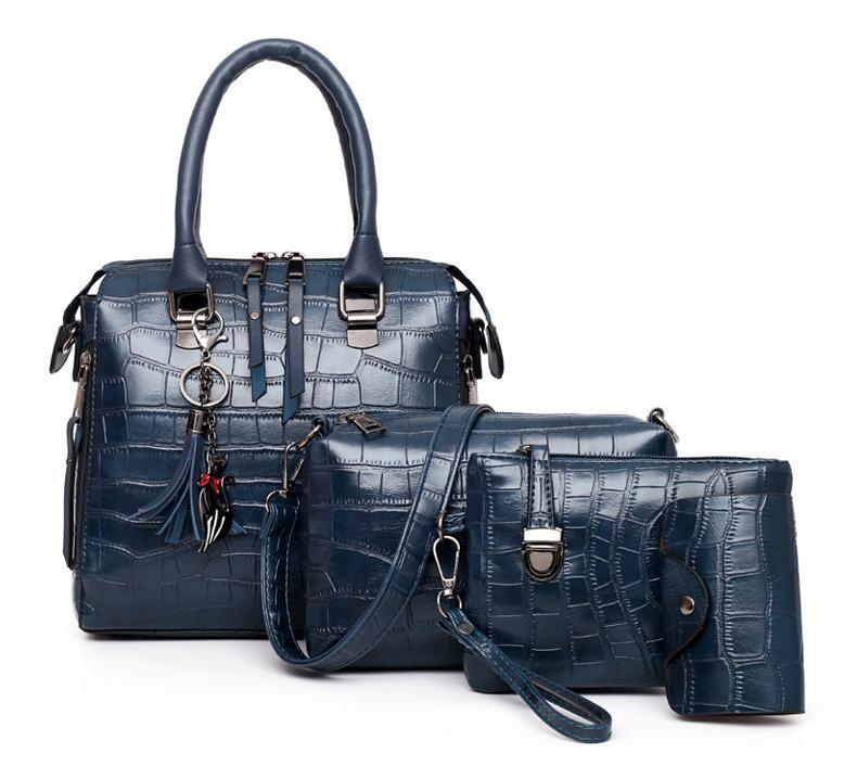 Olivia™ Elegância Clássica | Conjunto Moderno de 4 Peças para Bolsa