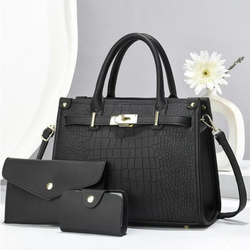 Scarlett™ - Conjunto de Bolsas Croco Premium Allure