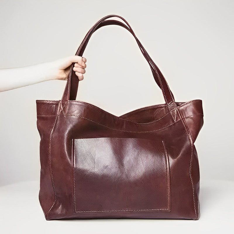 Amelia™ - Bolsa de Ombro Vintage de Couro