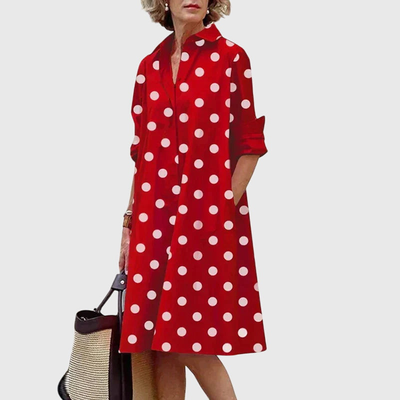 Paige™ - Vestido Elegante com Bolsos