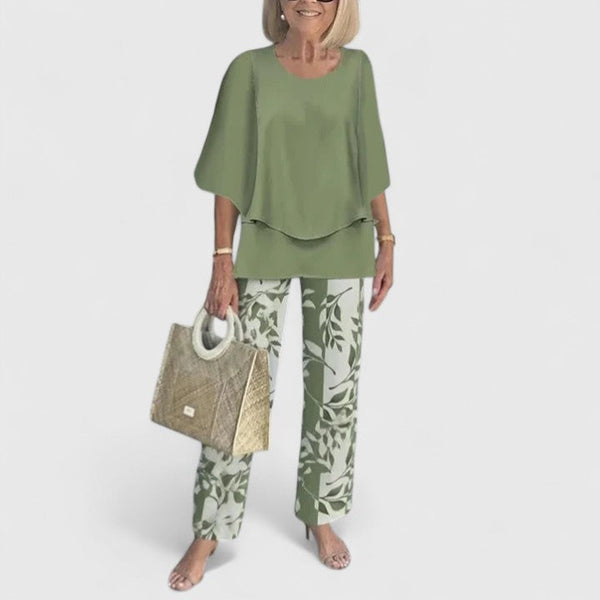 Martha | Conjunto sofisticado de duas peças