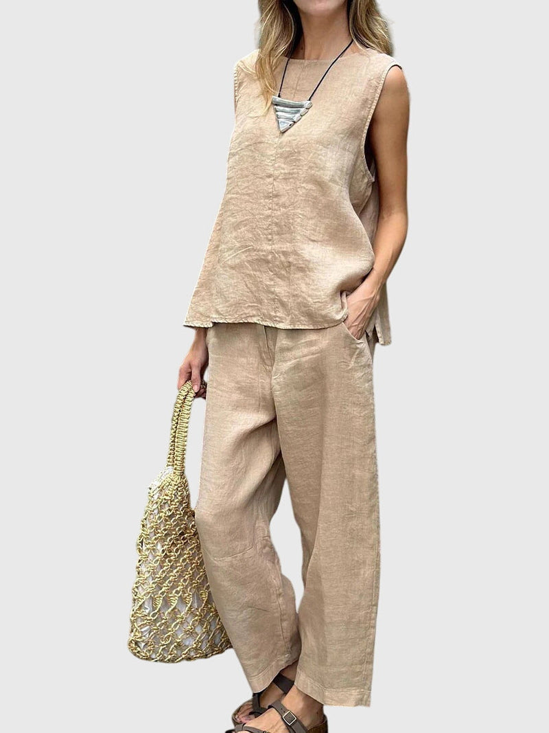 Sabrina™ | Conjunto Elegante de Duas Peças