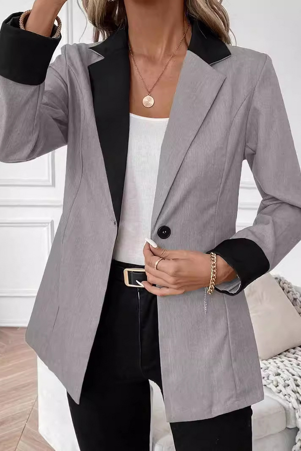 Zoe™ - Blazer Elegante de Manga Longa