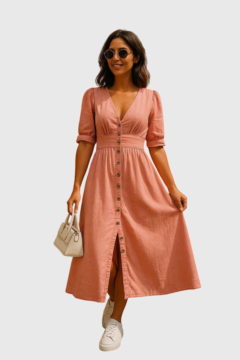 Jacqueline™ | Vestido Elegante de Jeans