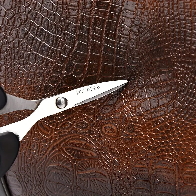 Lucas™ - Bolsa de Viagem com Estampa Vintage de Crocodilo