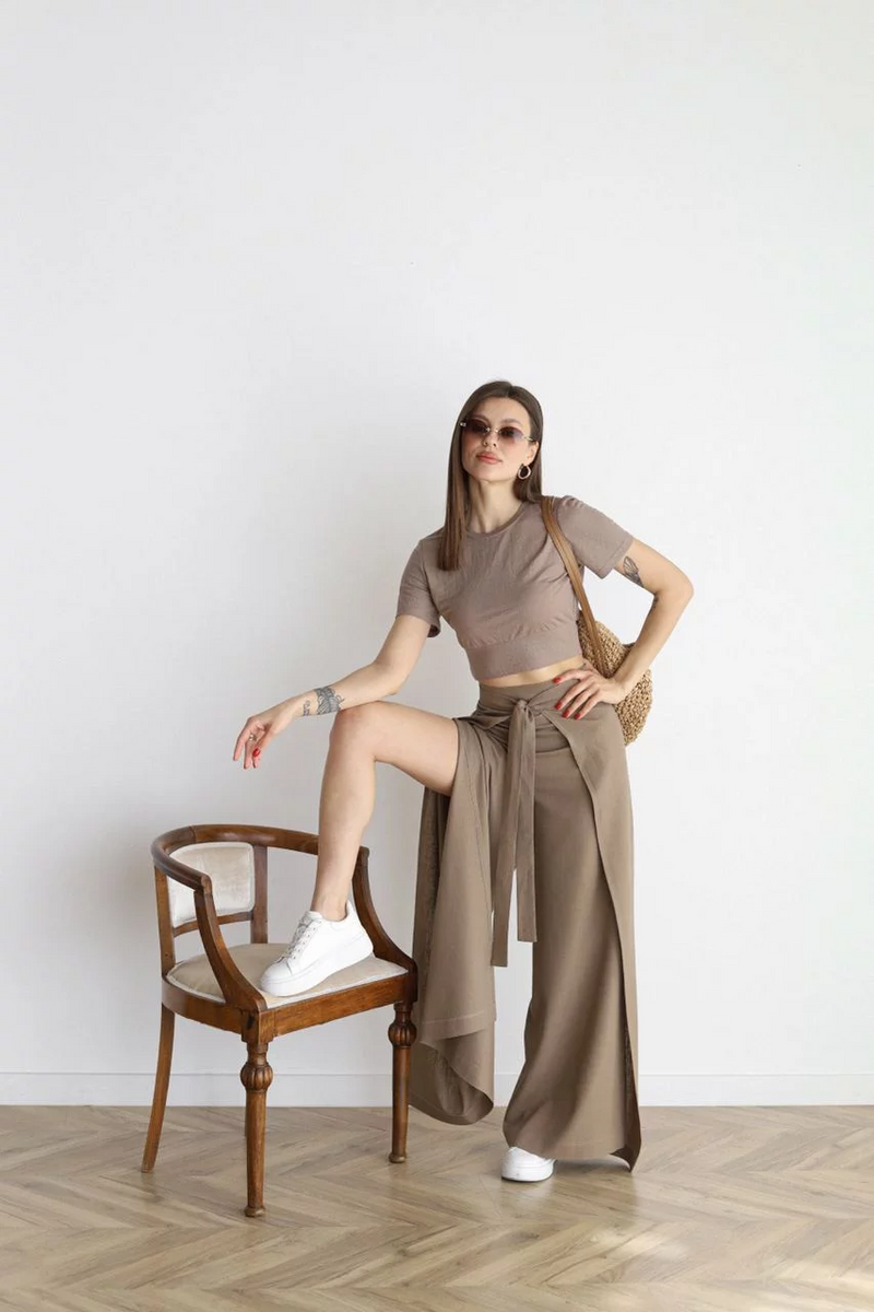 ARIANE – CALÇA FEMININA DE LINHO PANTALONA