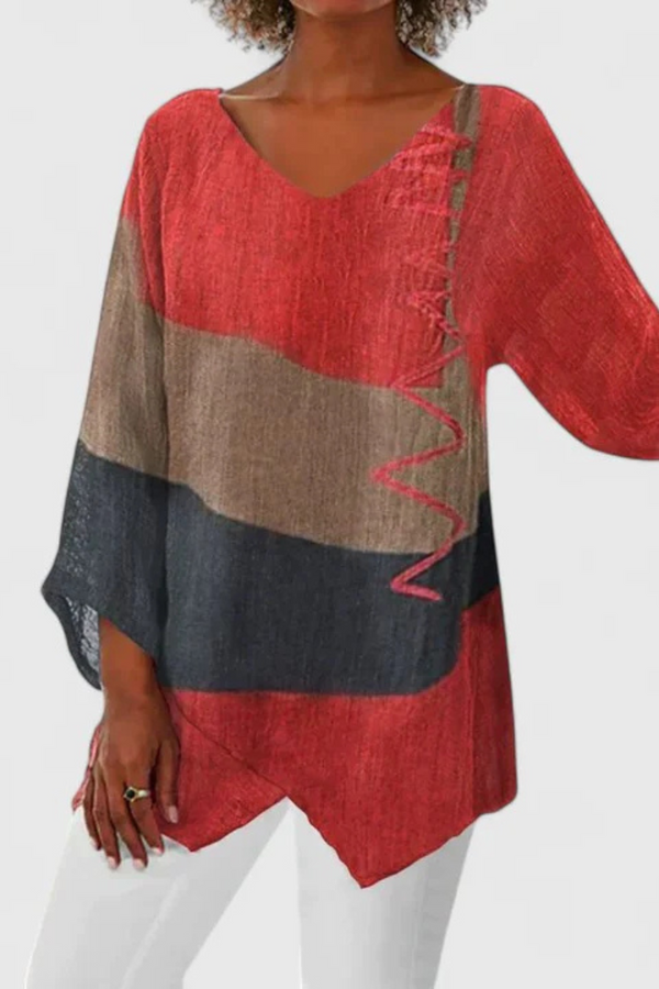 Elysia | Túnica sofisticada com decote em V