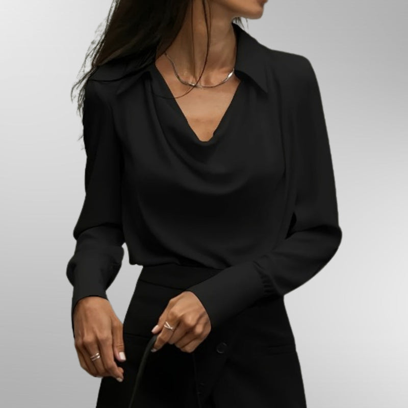 Violet™ | Blusa de Cetim Elegante