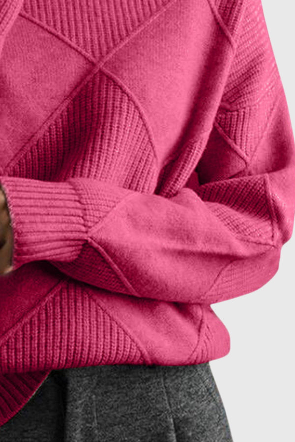 Angela™ - Suéter de Gola Alta