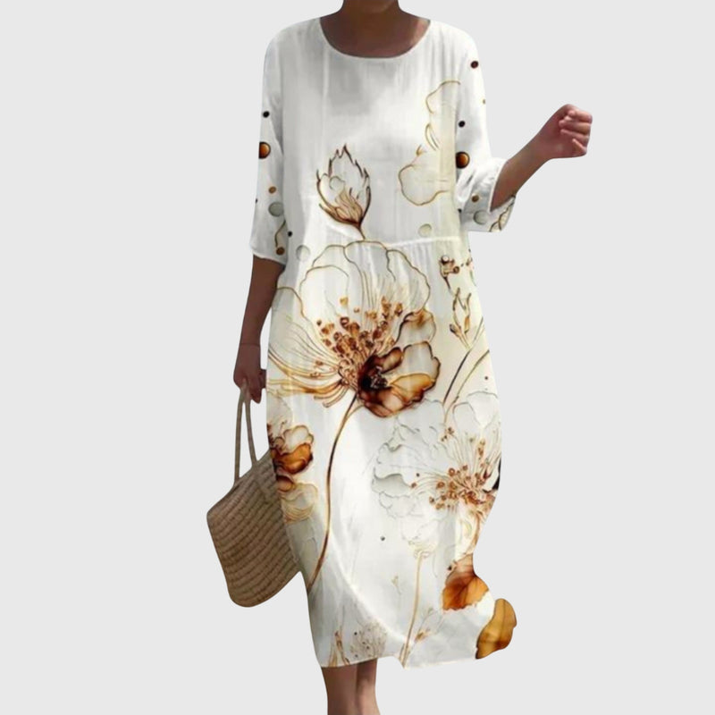 Hayley™ | Vestido Longo Floral Estiloso