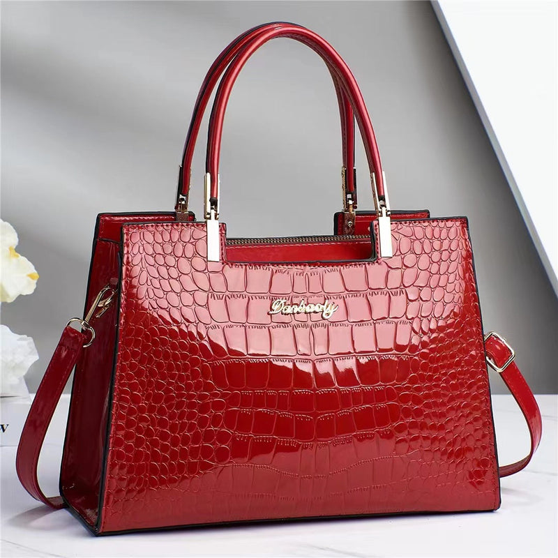Brooklyn™ Shine | Bolsa de Luxo com Relevo Croc
