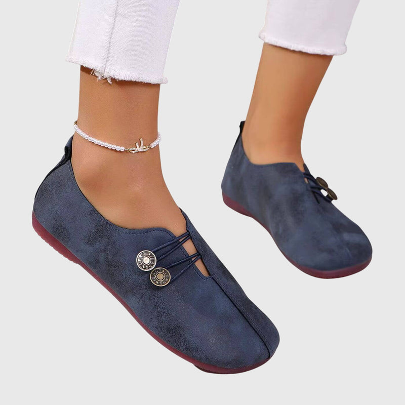 Teresa™ | Sapatos Ortopédicos de Couro
