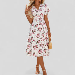 Gretalise | Vestido Midi Confortável de Verão