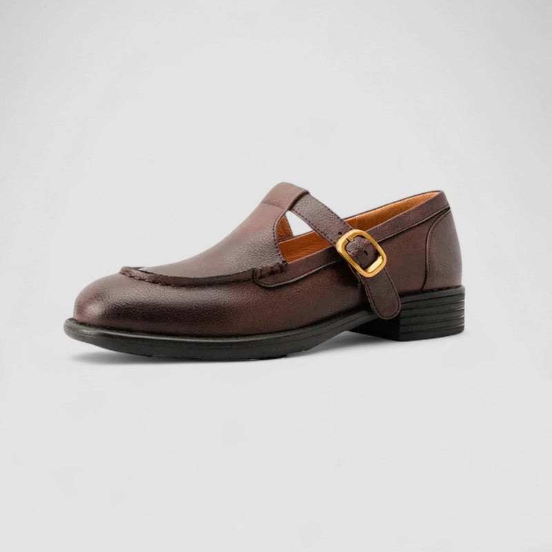 Avery™ – Sapatos ortopédicos Mary Jane de bico quadrado