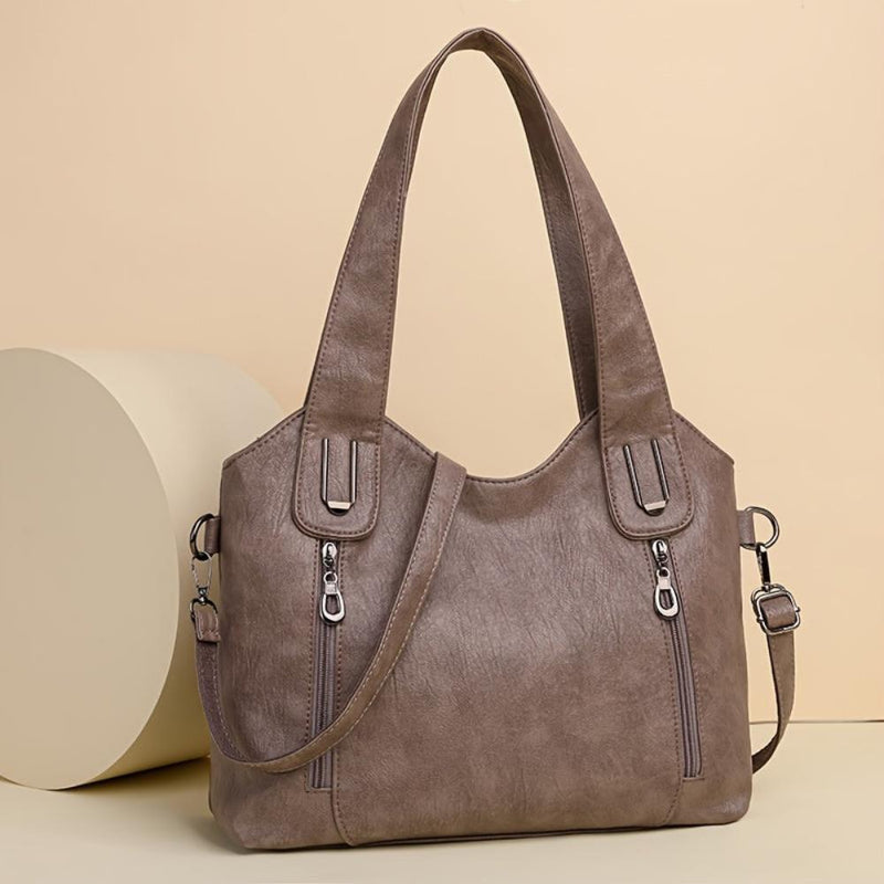 Bolsa de Ombro Lily™ Luxe Statement I Retro Tote