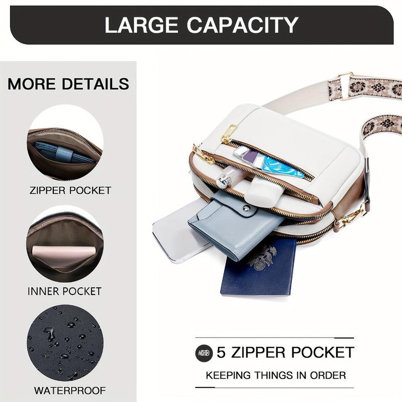 Peyton™ Luxe Statement | Bolsa Transversal Chic