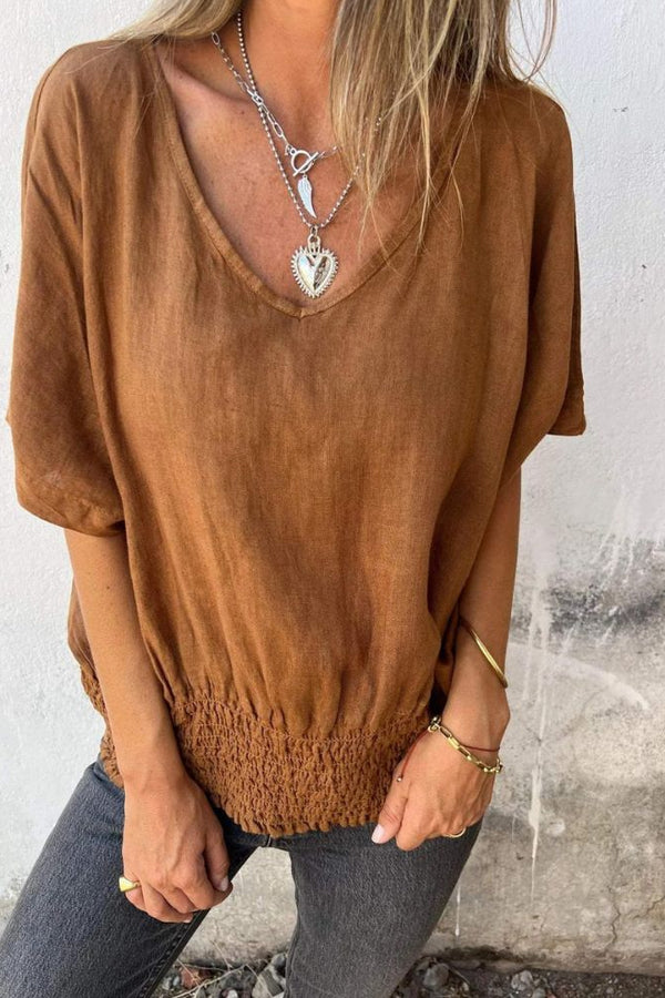 LENNOX – CAMISETA GOLA V APERTO