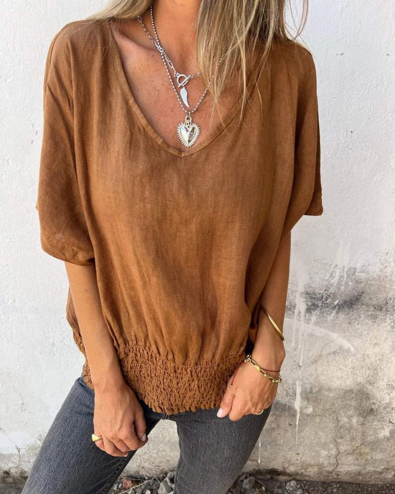 LENNOX – CAMISETA GOLA V APERTO
