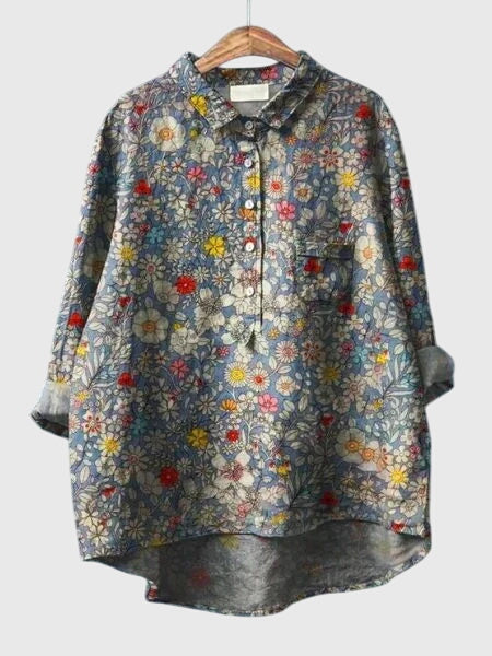 Valeria™ - Blusa com Estampa Floral