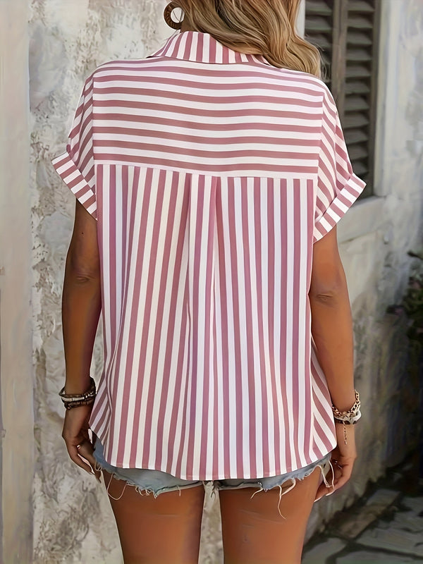 Lilou | Blusa Listrada Elegante