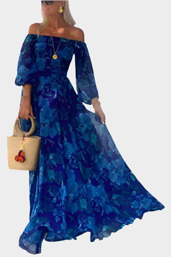 Vestido Longo Arejado Sem Ombros