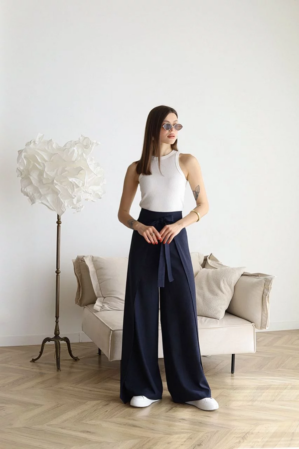 ARIANE – CALÇA FEMININA DE LINHO PANTALONA